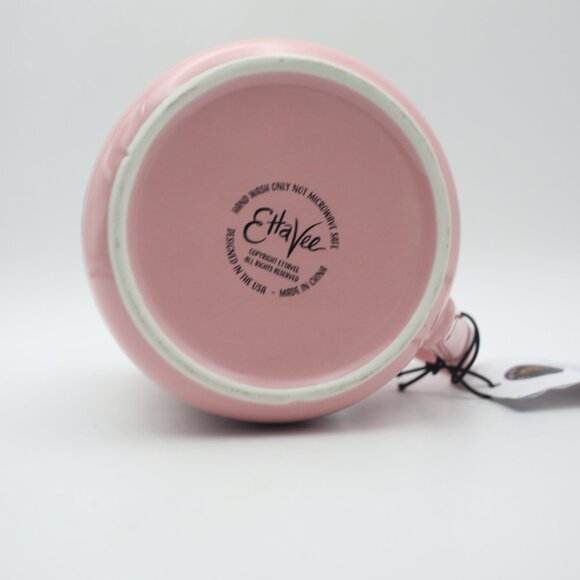 EttaVee ~ New With Tags: Pink BRIGHT STAR Tea/Coffee Mug: Jessi Raulet - Picture 7 of 8